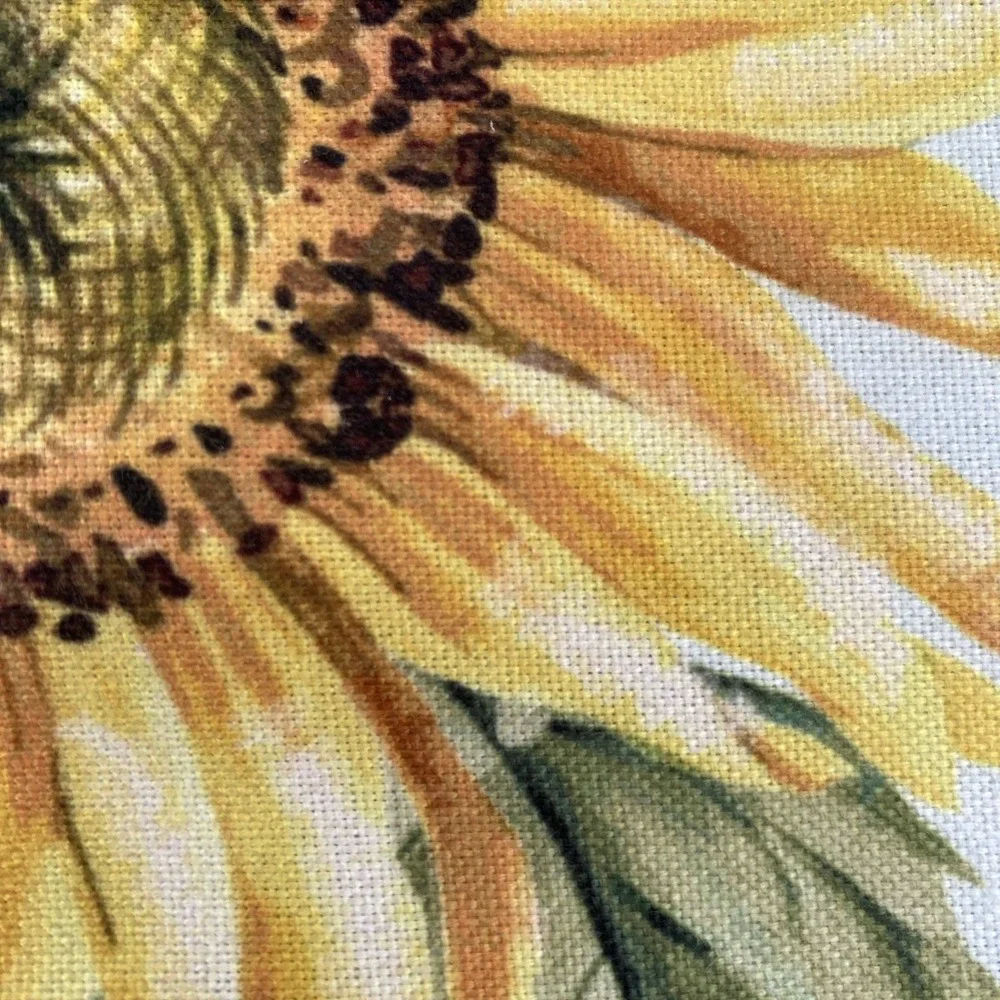 Tahari Tablecloth 60x84 Sunflower Dragonfly Green Yellow Blue Summer Spring